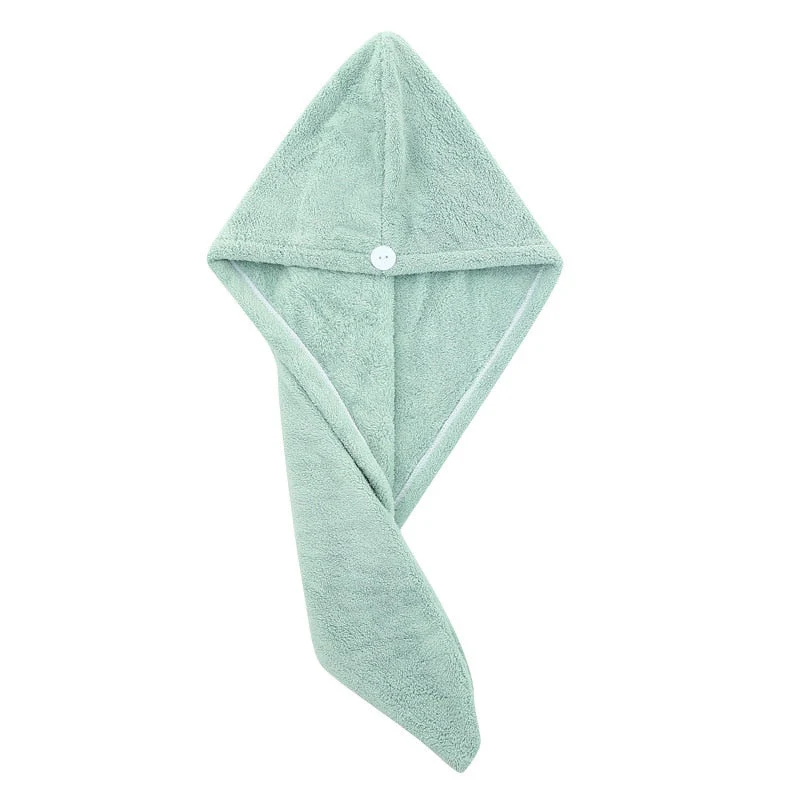 HULIANFU Quick Drying Microfiber Shower Cap Magic Hair Fast Drying Dryer Towel Bath Hat Dry Hair Cap Quick Drying Soft Turban Dry bonnet - Deanwangkt