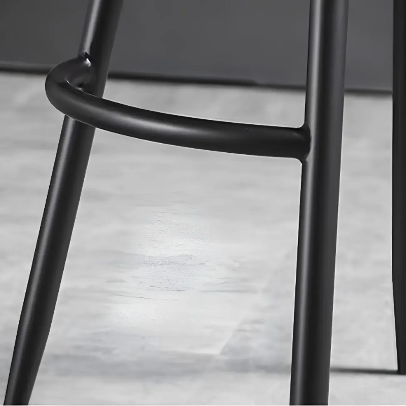 Industrial Counter Height Leather Swivel Bar Stools