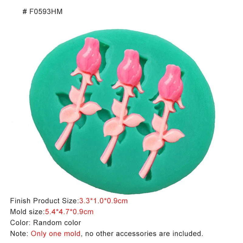 HULIANFU New Mini Flowers Series Silicone Mold DIY Handmade Fondant Cake Baking Chocolate Sugar Cake Tool Resin Polymer Clay Making Mould - Deanwangkt