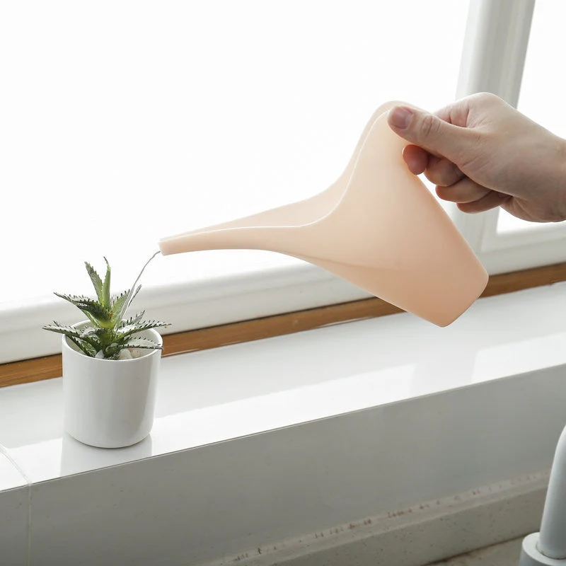 HULIANFU Plastic pouring water bottle with pointed mouth and long mouth Home flower potted watering watering can gardening watering tool - Deanwangkt