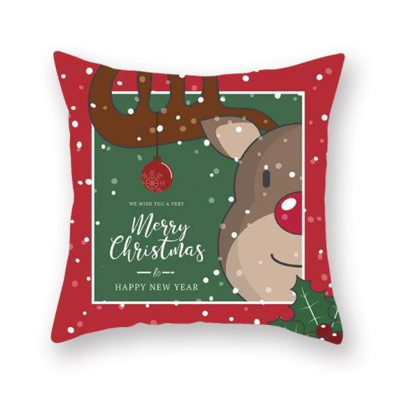 HULIANFU Santa pillowcase Happy New Year 2026  Xmas Gifts  Christmas Decor For Home Merry Christmas Ornament Navidad Natal Xmas Gifts - Deanwangkt