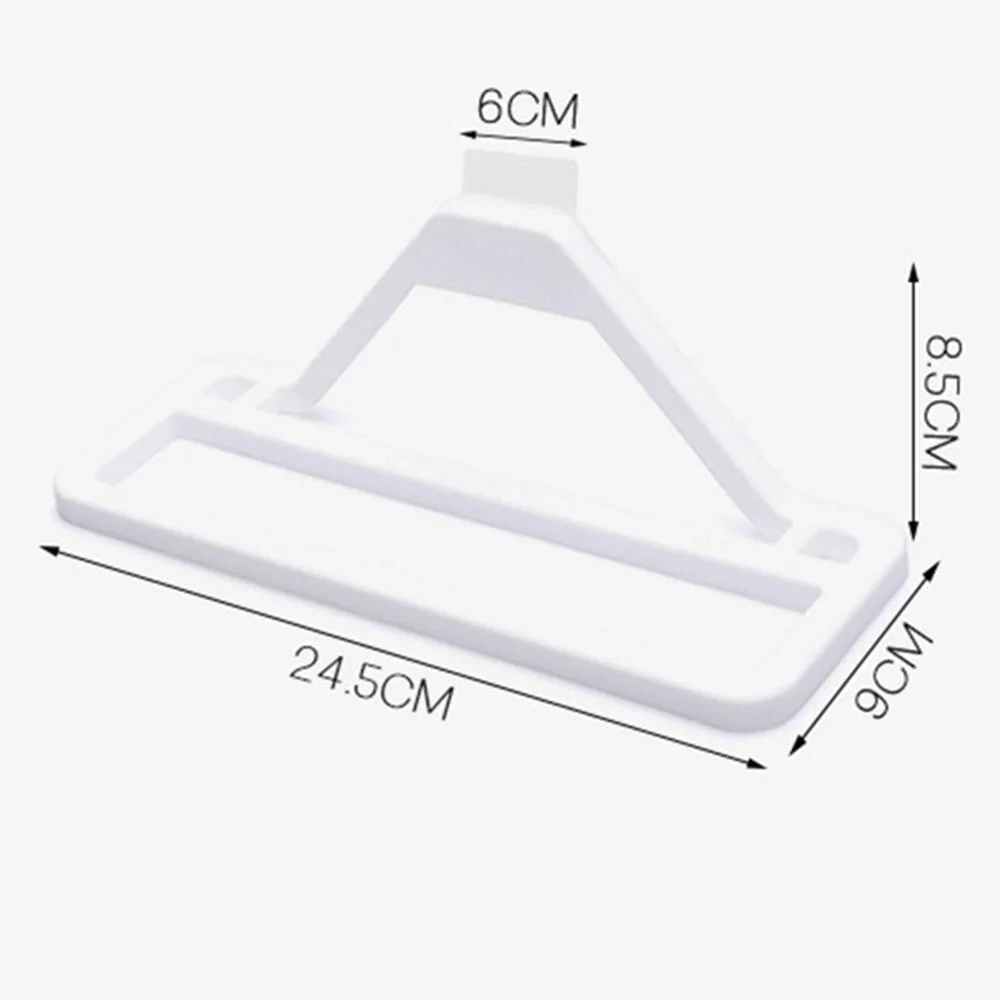 HULIANFU New Wall Mounted Shoe Rack Bathroom Home Shoe Organizer Space Saving Slippers Hanger Punch-free Wall Hanging Storage Rack - Deanwangkt