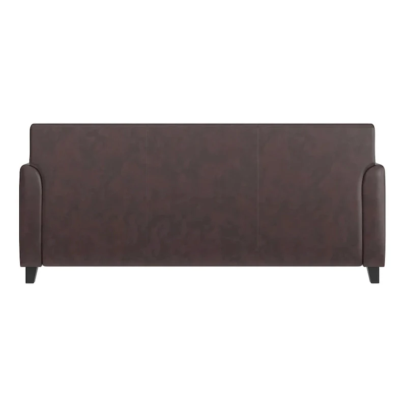 LeatherSoft Sofa with Clean Line Stitched Frame - 70W x 29D x 32.25H