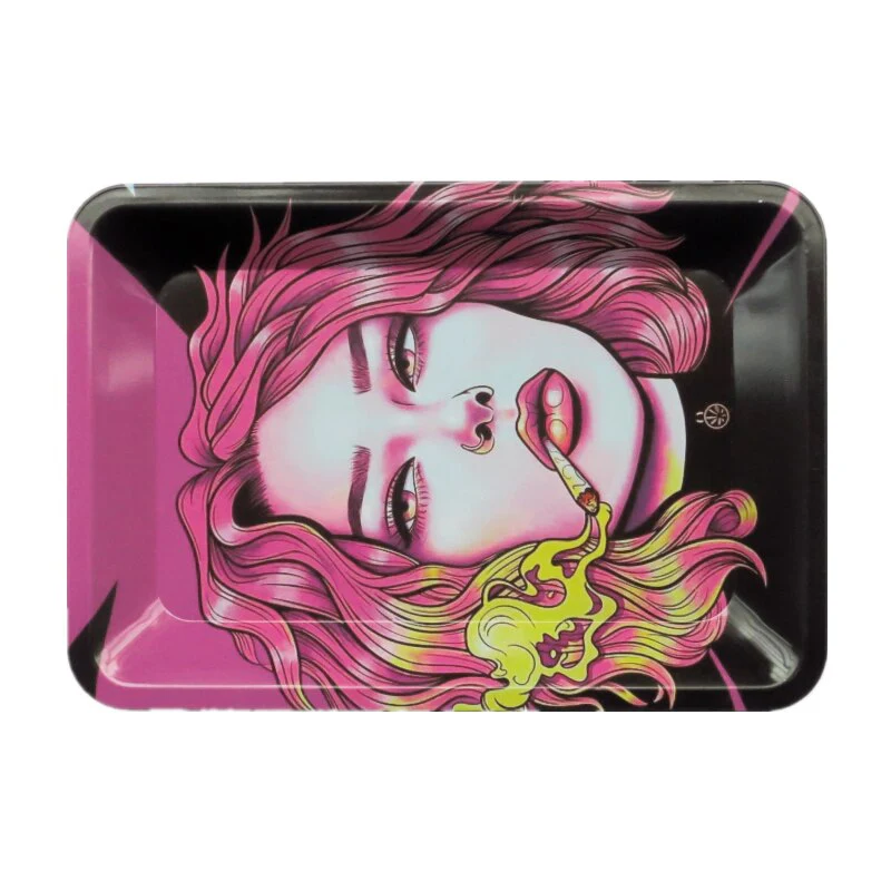 HULIANFU Tobacco Rolling Tray 18*12.5CM Herb Tobacco Tinplate Plate Smoking Accessories Cigarette Rolling Tray For Grinder - Deanwangkt
