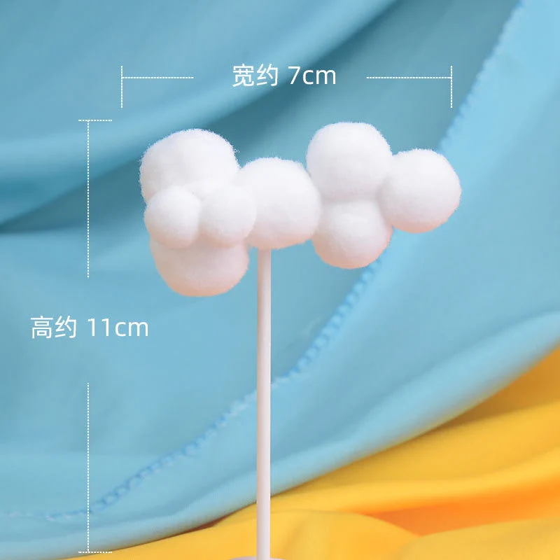 HULIANFU Soft Clay Number Balloon Cake Birthday Topper 1st Birthday Party Decorations Kids Baby Shower Girl  Happy Birthday Cake Topper - Deanwangkt