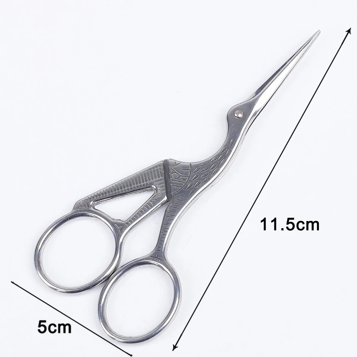 HULIANFU Vintage Stainless Steel Tailor Yarn Trim Cut cross stitch Scissor fabric Needlework Embroidery Thread knitting tool Sewing Tool - Deanwangkt