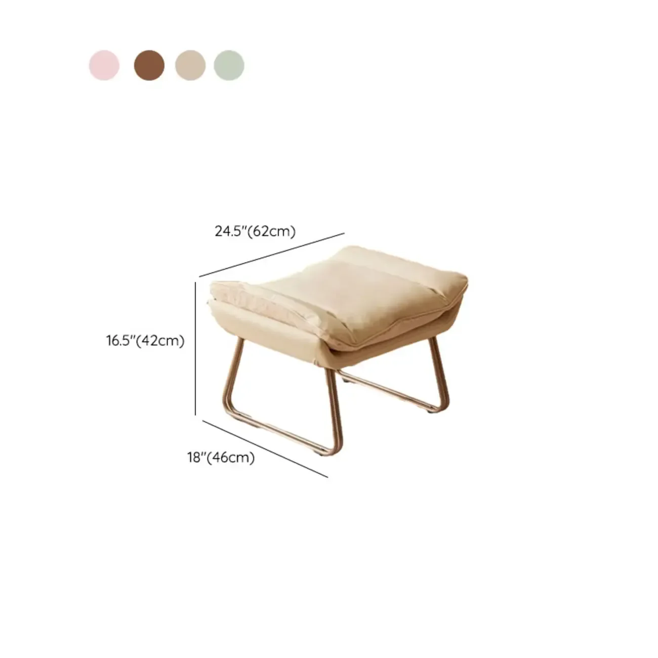 Upholstered Rocking Chair with Optional Ottoman