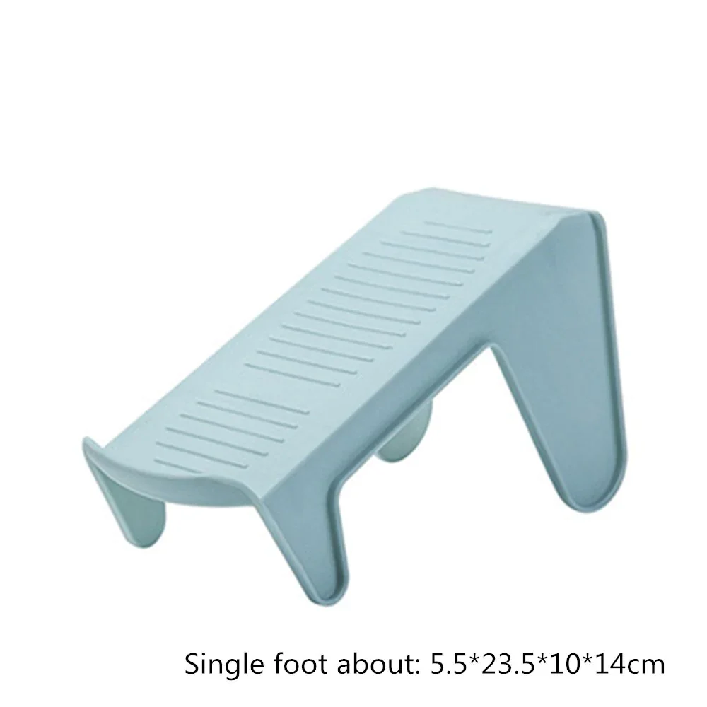 HULIANFU New Wall Mounted Shoe Rack Bathroom Home Shoe Organizer Space Saving Slippers Hanger Punch-free Wall Hanging Storage Rack - Deanwangkt
