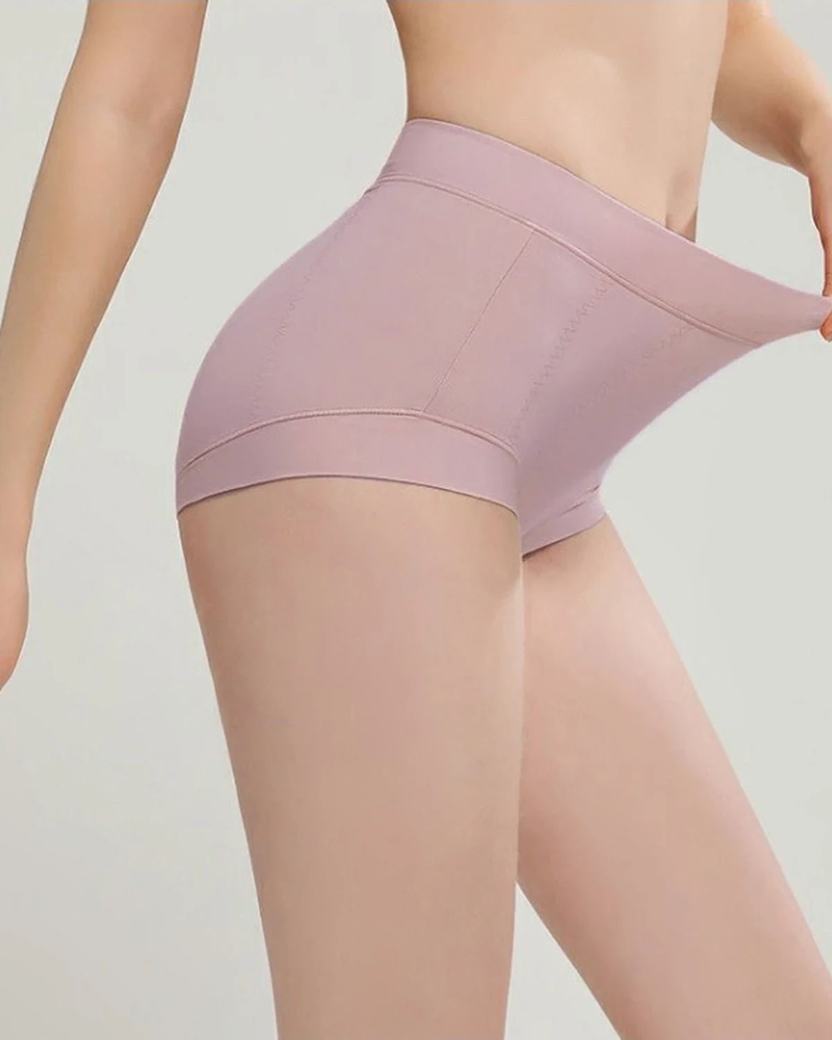 Two-Pack Mid-Rise Body-Shaping Butt-Lifting Boxer Briefs for Women, Soft Stretch Unrestrictive Cotton-Gusset Boyshorts