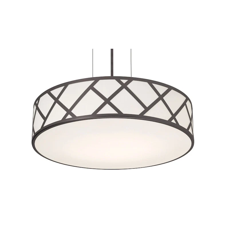 AFX Haven 21  Medium Base Pendant - Black Finish