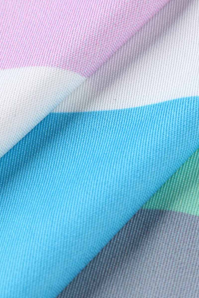 hulianfu hulianfu Rainbow Striped Multicolor Thin Tops(5 Colors) - Deanwangkt