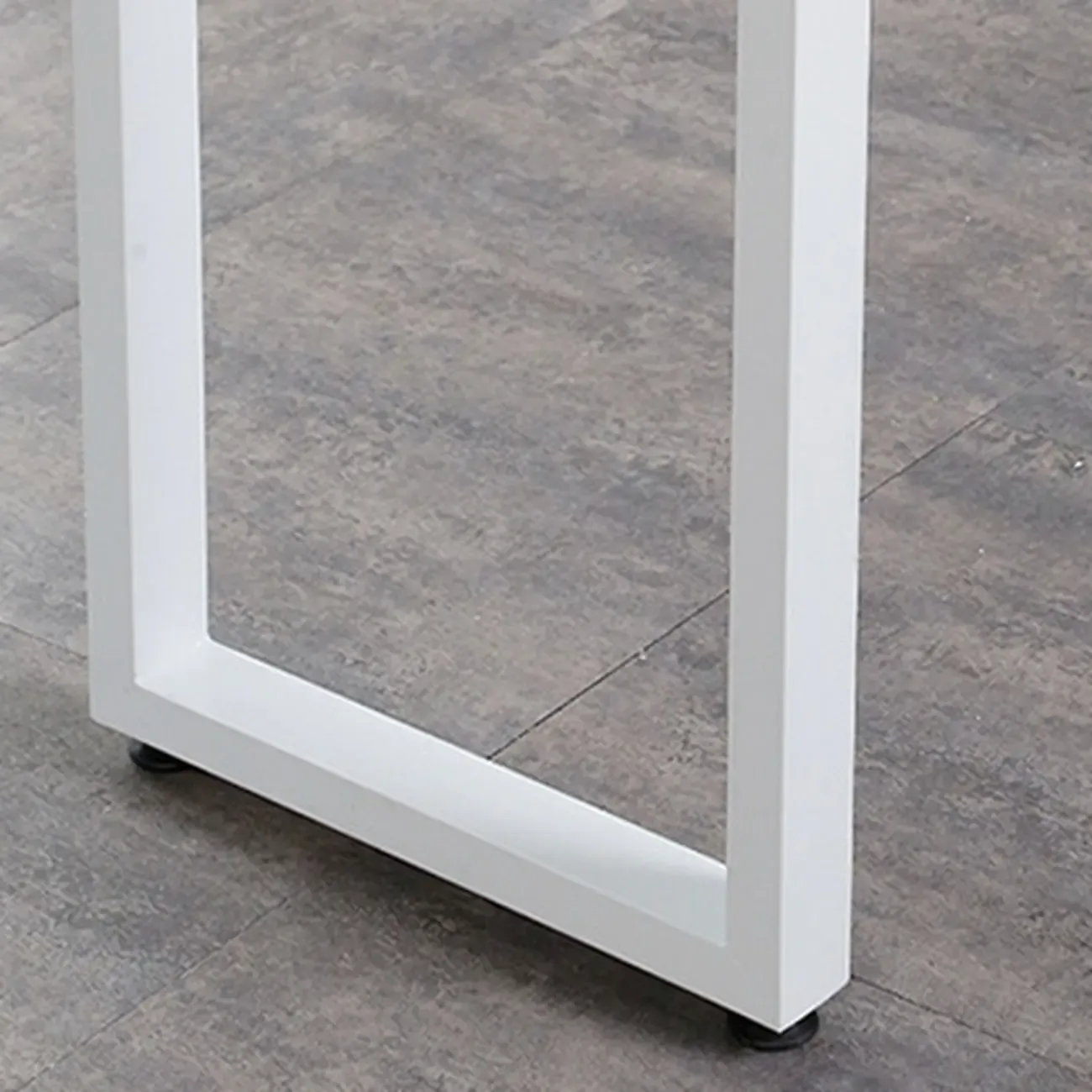 Scandinavian Hardwood Pub Table with Sled Base