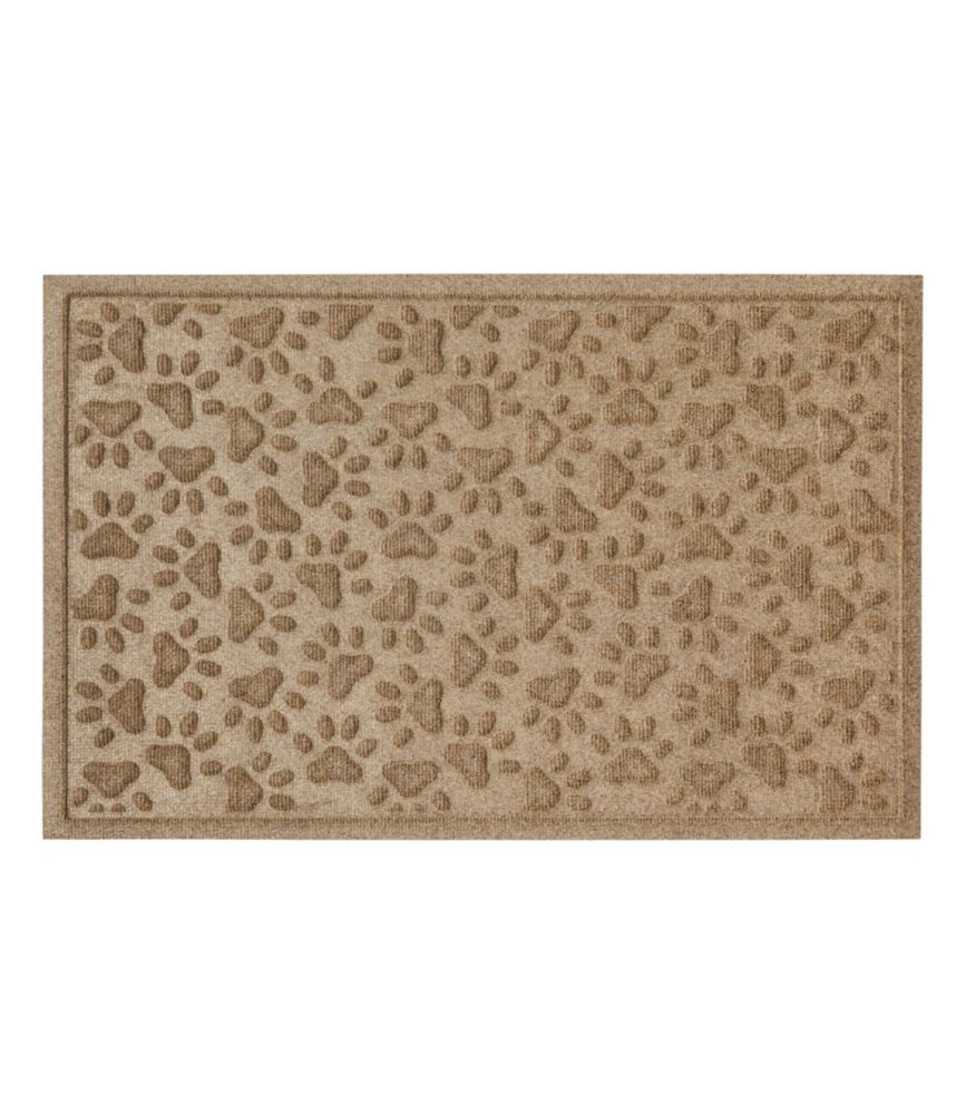 Recycled Waterhog Dog Mat, Scattered Paws