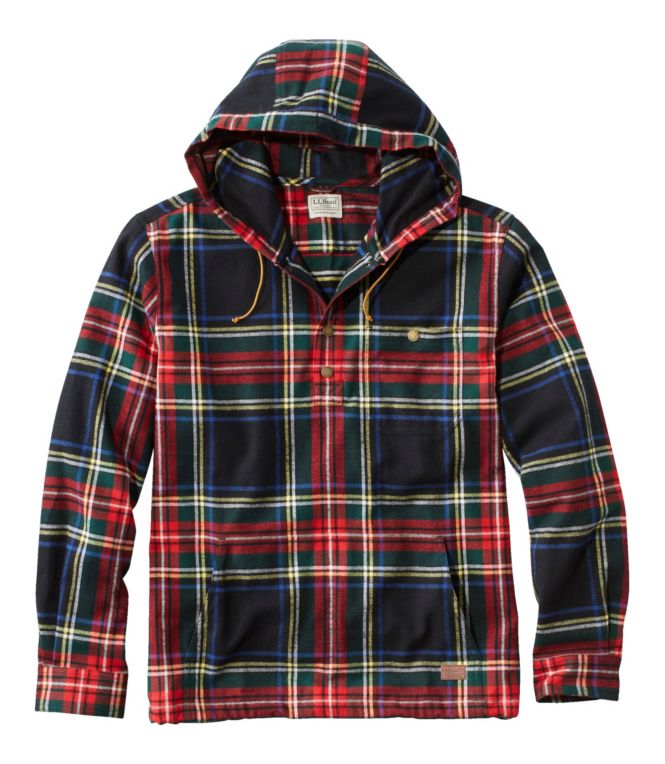 Men's Scotch Plaid Flannel Shirt, Anorak, Traditional Fit