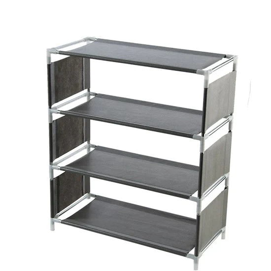 HULIANFU Multi-storey Shoe Rack Multi-functional Organizer Household Cloth Storage Rack Easy To Assemble Dormitory Provincial Space Rack - Deanwangkt