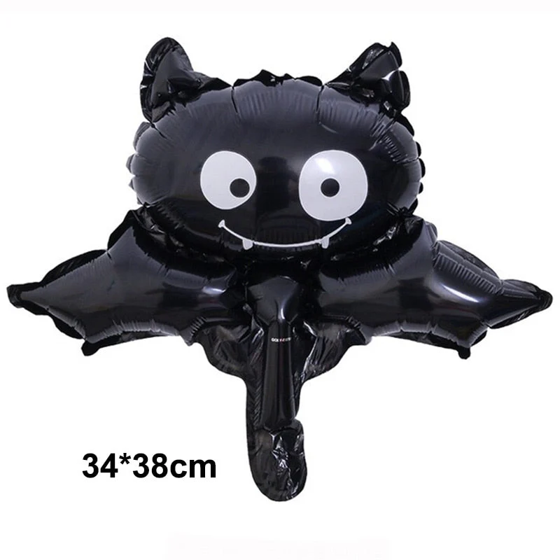 HULIANFU Large 86x165cm Skeleton Man Balloons Halloween Decorations Globos Scary Halloween Skull Ballons Halloween Party Home Decorations - Deanwangkt