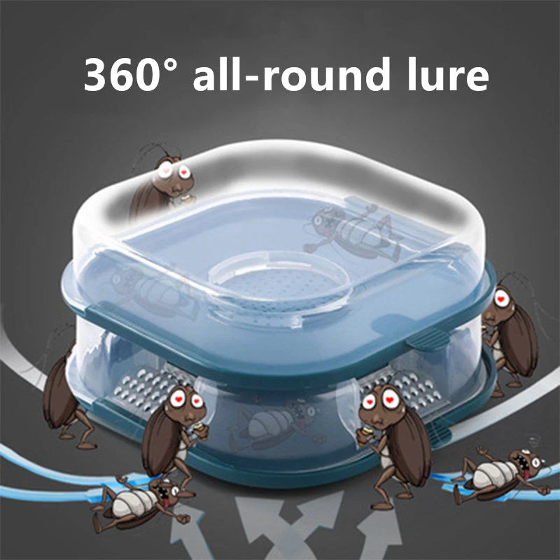HULIANFU Reusable Household Cockroach Trap Box Cockroach Insect Cockroach Catcher Cockroach Killer Traps Pesticides for Kitchen Garden - Deanwangkt