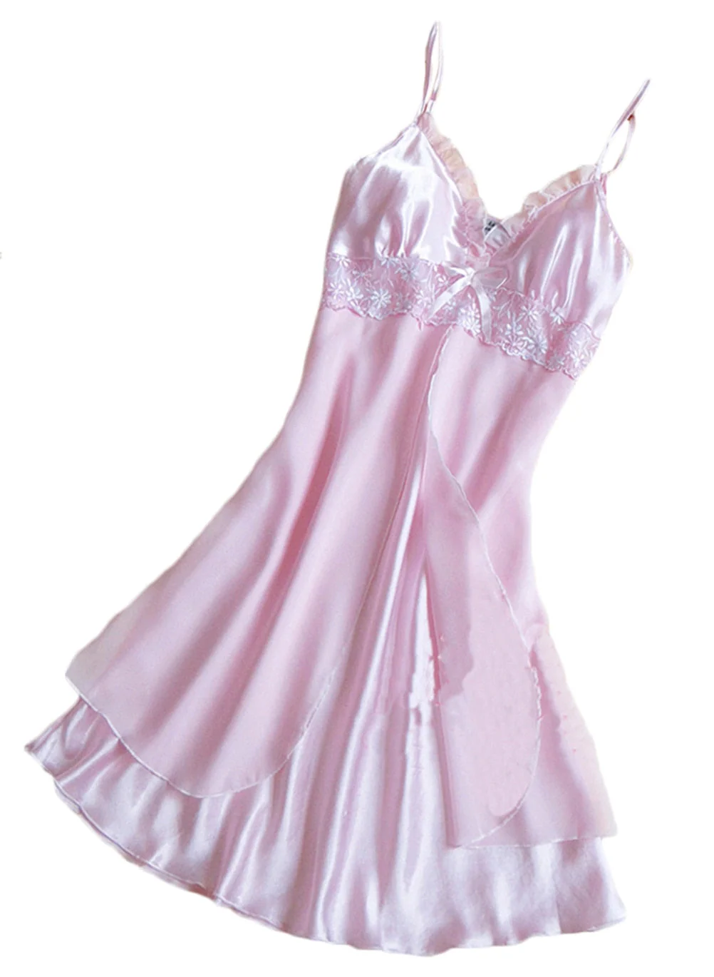 1Pc New Sale Women's Lace Lingerie Nightgown Babydoll Strap Sleepwear Sleepshirts - Deanwangkt