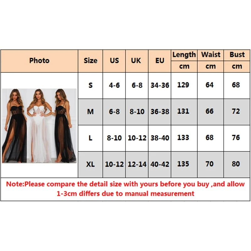 Sexy Women Boho Retro See-through Bodycon Spaghetti Strap Long Dress Elastic High Waist Party Summer Beach Bodysuit Sundress - Deanwangkt