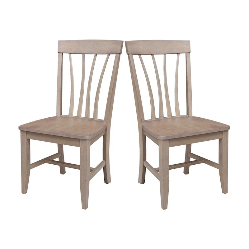 Soma Solid Wood Fanback Chairs Set of 2