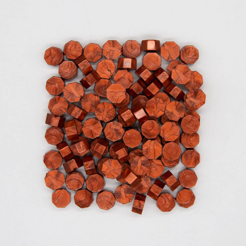 HULIANFU Sealing Wax Seal Stamp Wax Beads 100pcs for lovers craft happy new year gift Wedding invitation envelop gold stamper colorful - Deanwangkt