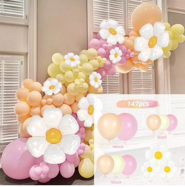 HULIANFU Macaron Pink Balloon Garland Arch Kit Wedding Birthday Party Decoration Kids Globos Rose Gold Confetti Latex Ballon Baby Shower - Deanwangkt