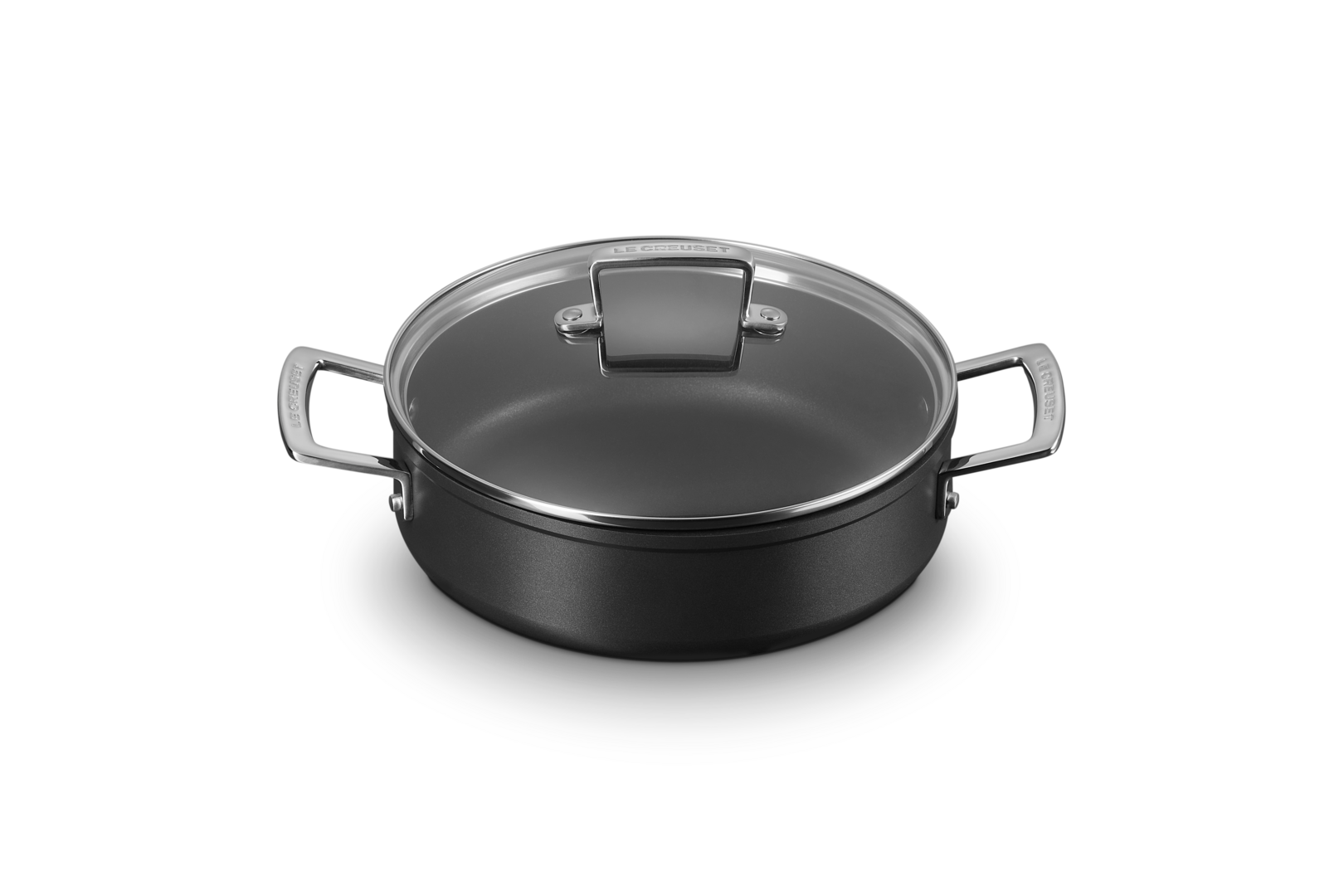 Toughened Non-Stick Sauteuse with Glass Lid