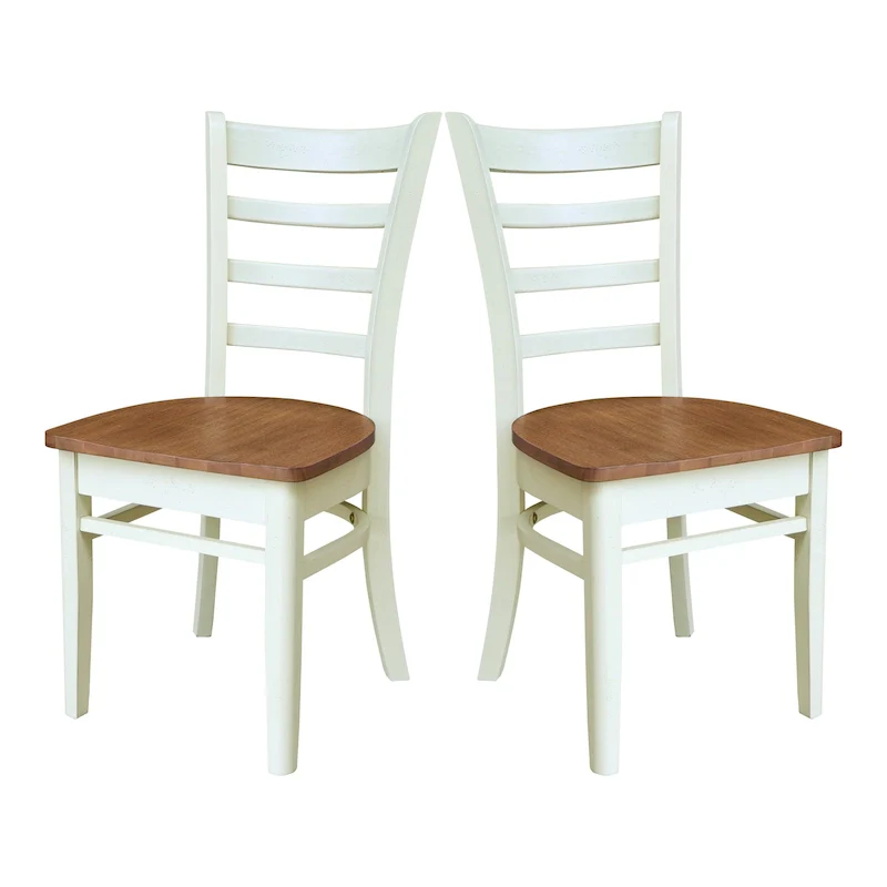 International Concepts Set of Two Emily Side Chairs