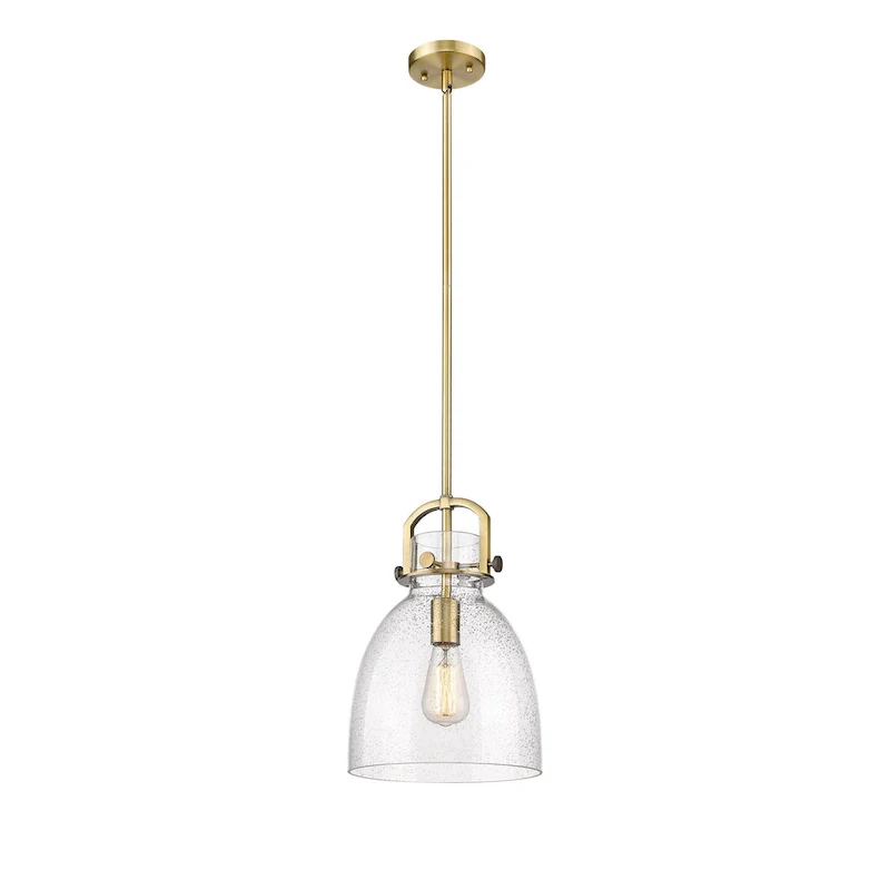 Innovations Lighting Newton Bell - 1 Light 10  Stem Hung Pendant