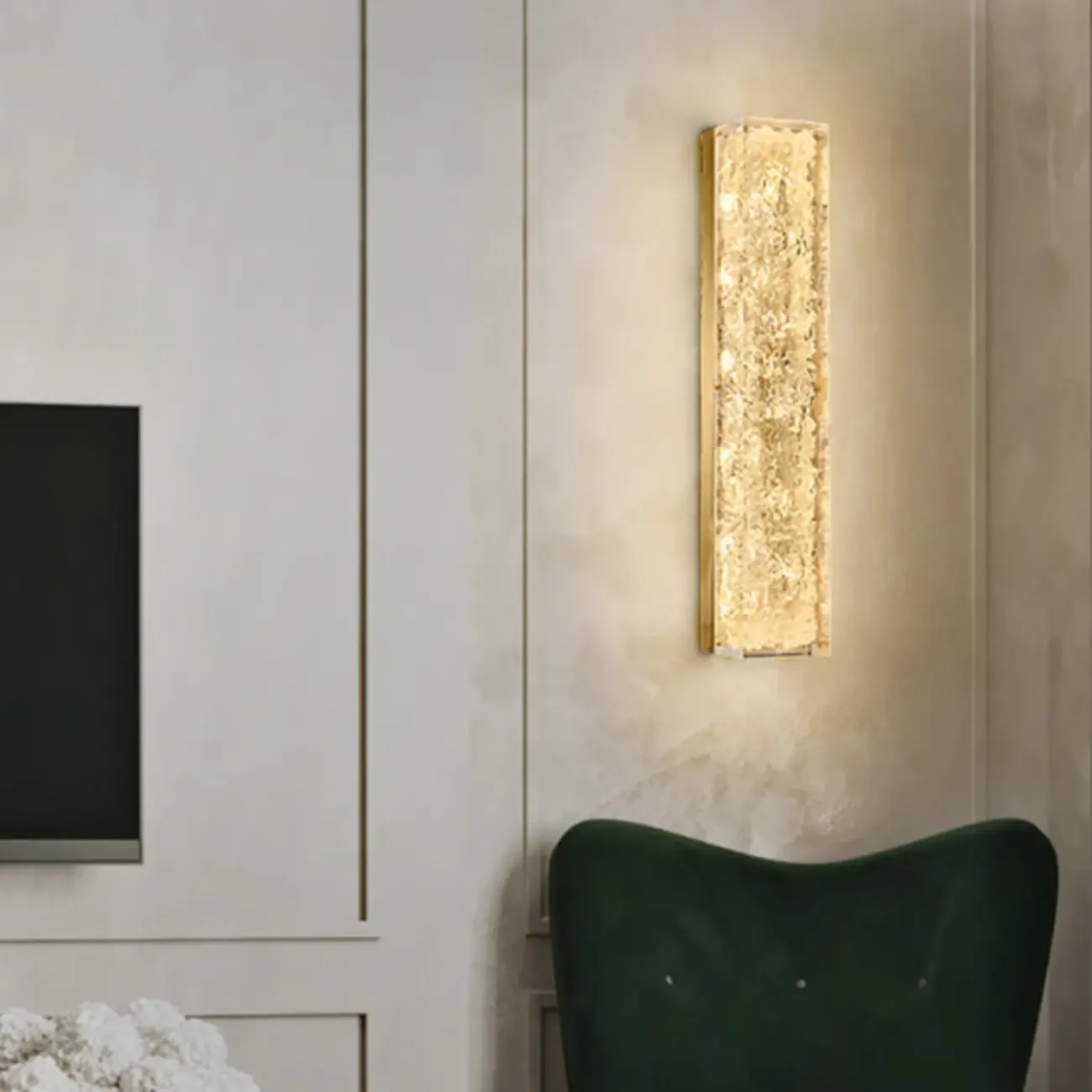 Ambient Metal 3-Color Wall Sconce with Resin Shade