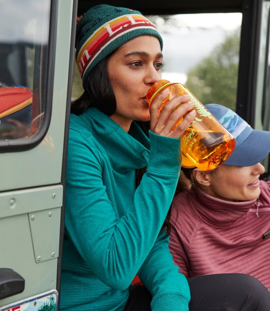 Nalgene Sustain Wide Mouth Water Bottle with L.L.Bean Print, 32 oz.