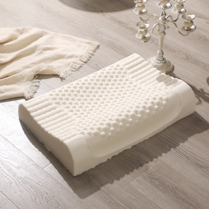 HULIANFU PurenLatex 60x40 Thailand Pure Natural Latex Pillow Remedial Neck Protect Vertebrae Health Care Orthopedic Pillow Slow Rebound - Deanwangkt