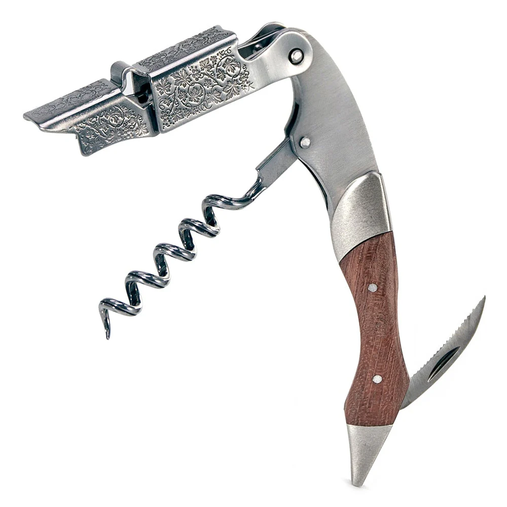 HULIANFU Wine Opener, Professional Waiters Corkscrew, PU Bag, Bottle Opener and Foil Cutter Gift for Wine Lovers - Deanwangkt