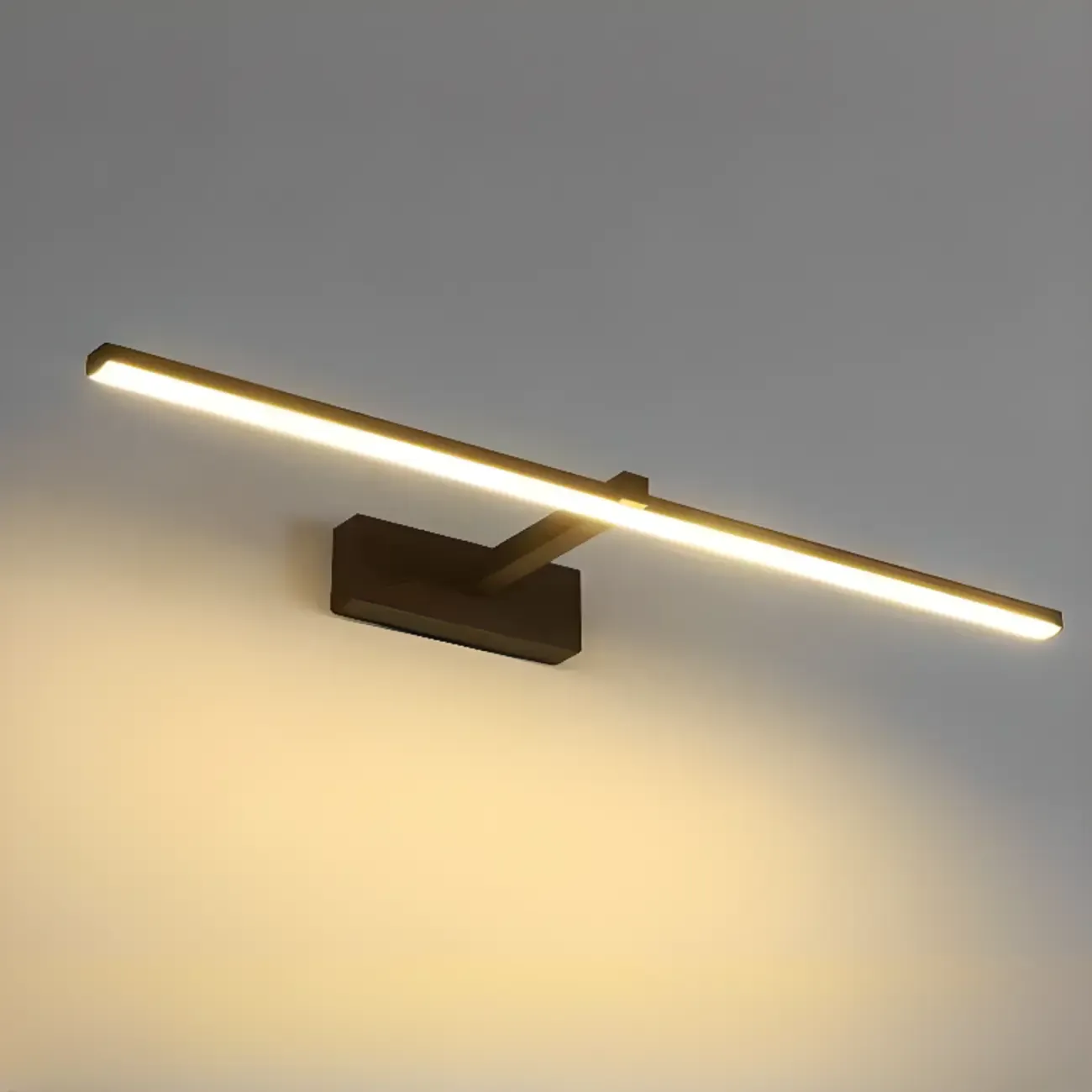 Modern Linear Bathroom Vanity Light with Dimmable Design