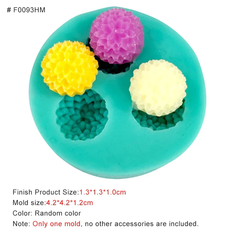 HULIANFU New Mini Flowers Series Silicone Mold DIY Handmade Fondant Cake Baking Chocolate Sugar Cake Tool Resin Polymer Clay Making Mould - Deanwangkt