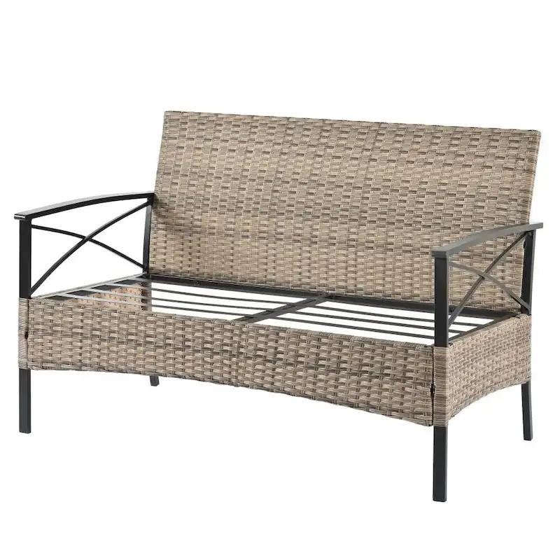 Patio Seasonal Four Set PE Wicker Furniture