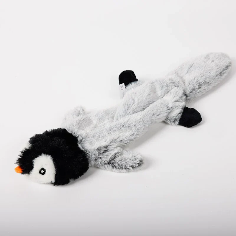 HULIANFU New Cute Plush Toys Squeak Pet Wolf Rabbit Animal Plush Toy Dog Chew Squeaky Whistling Involved Squirrel Dog Toys - Deanwangkt