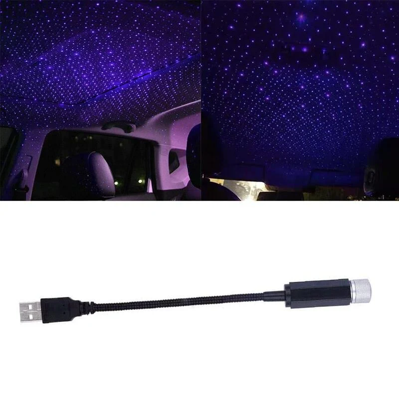 HULIANFU Mini LED Projection Lamp Star Night Light USB Star Top Atmosphere Light For Bedroom Home Decor Auto Universal Projection Lamps - Deanwangkt