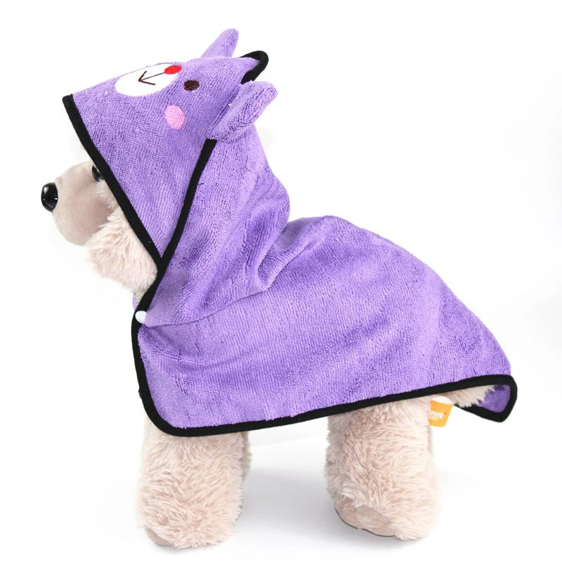 HULIANFU S/M/L Pet Dog Bath Towel Soft Dog Towel Super Absorption Drying Bath Towel for Dog Cat Puppy Bathrobes Pet Cleaning Supplies - Deanwangkt