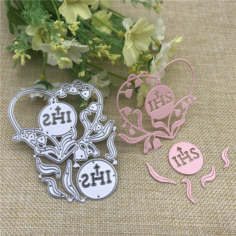 HULIANFU Love wind chimes decoration card dies metal die decoration for scrapbook punching card cutting DIY process edge cutting - Deanwangkt