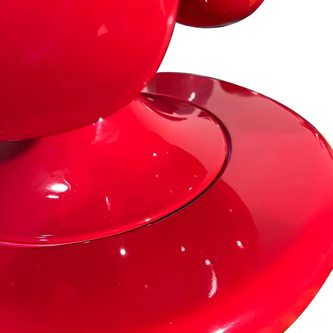 Natural Ash Wood Round Living Room Side Table Three Legs