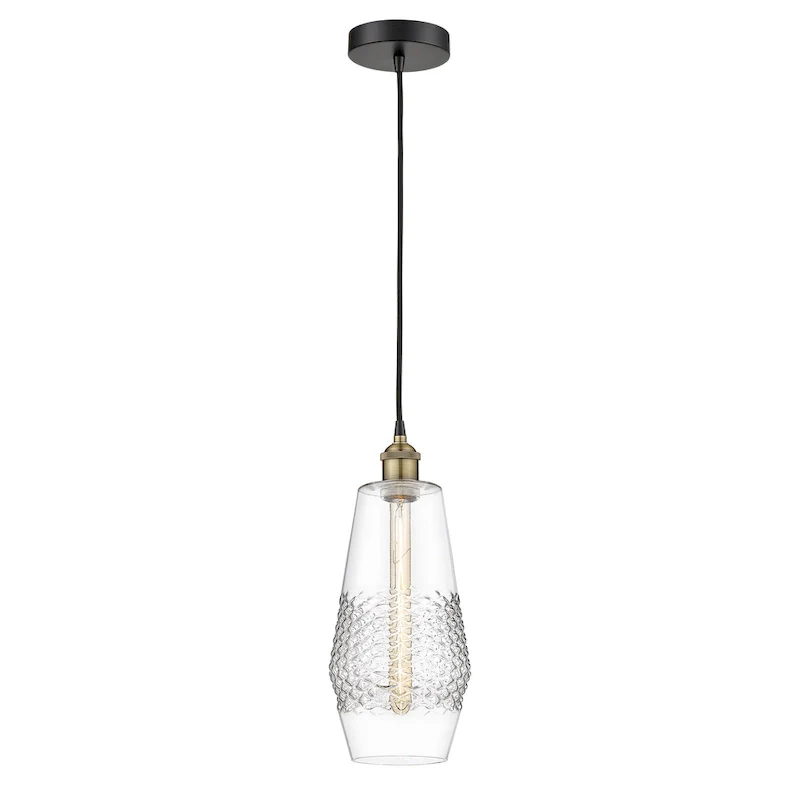 Innovations Lighting Windham - 1 Light 7  Cord Hung Mini Pendant