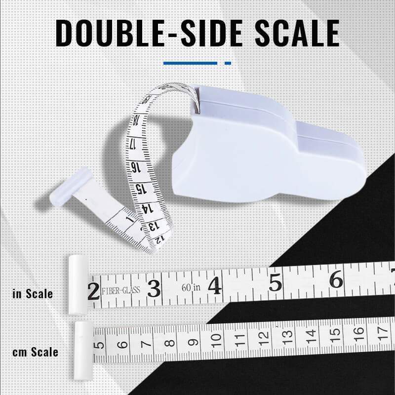 HULIANFU Self-tightening Body Measuring Ruler Sewing Tailor 150cm/60 Inch Sewing Tailor Body Measuring Measure Ruler Dressmaking - Deanwangkt
