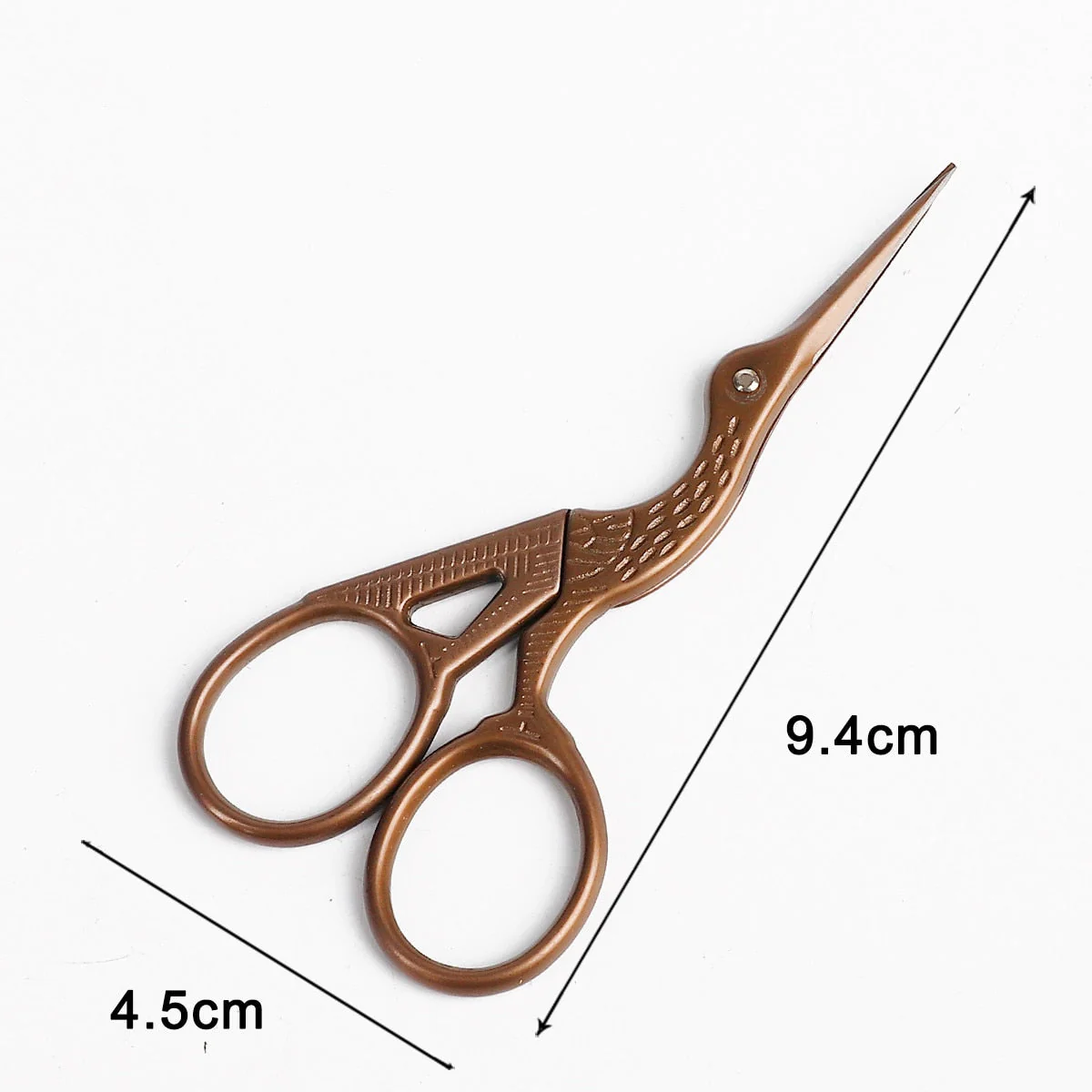 HULIANFU Vintage Stainless Steel Tailor Yarn Trim Cut cross stitch Scissor fabric Needlework Embroidery Thread knitting tool Sewing Tool - Deanwangkt
