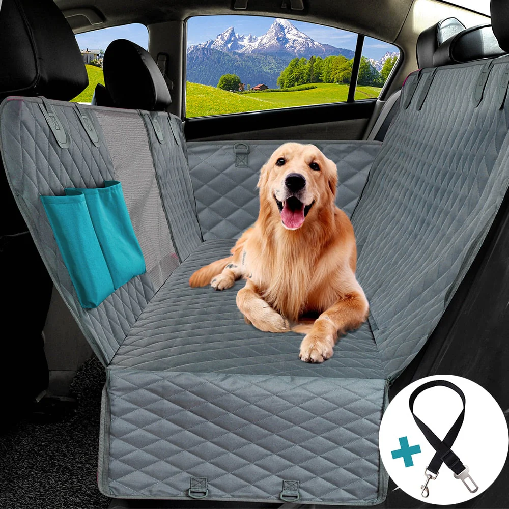 HULIANFU PETRAVEL Dog Car Seat Cover Waterproof Pet Travel Dog Carrier Hammock Car Rear Back Seat Protector Mat Safety Carrier For Dogs - Deanwangkt