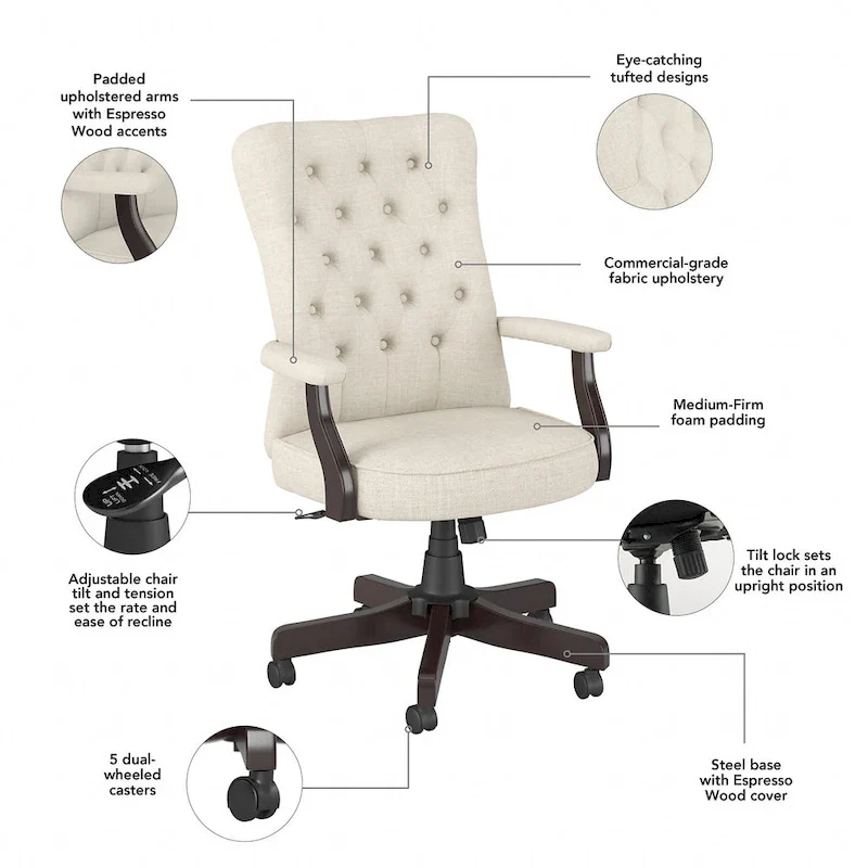 Arden Lane High Back Office Chair with Arms by Bush Business Furniture