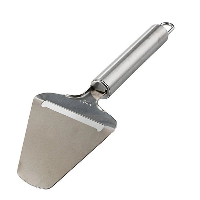 HULIANFU Silver Stainless Steel Cheese Peeler Cheese Slicer Cutter Butter Slice Cutting Knife Kitchen Cooking Cheese Tools - Deanwangkt