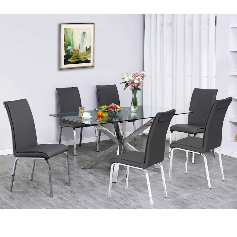 Best Quality Furniture 7-piece Dining Set