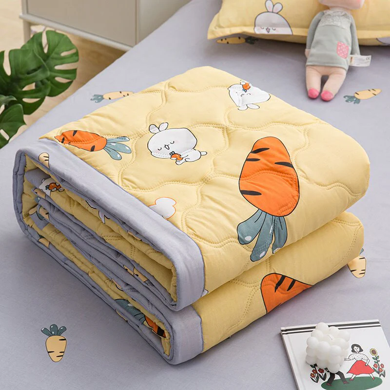 HULIANFU Spring Summer Quilting Quilt Home Air Conditioning Quilts for Adult Kids Washable Soft Cozy Queen Size Comforter Blanket 150x200 - Deanwangkt