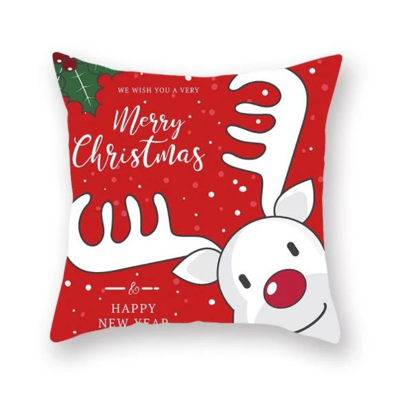HULIANFU Santa pillowcase Happy New Year 2026  Xmas Gifts  Christmas Decor For Home Merry Christmas Ornament Navidad Natal Xmas Gifts - Deanwangkt
